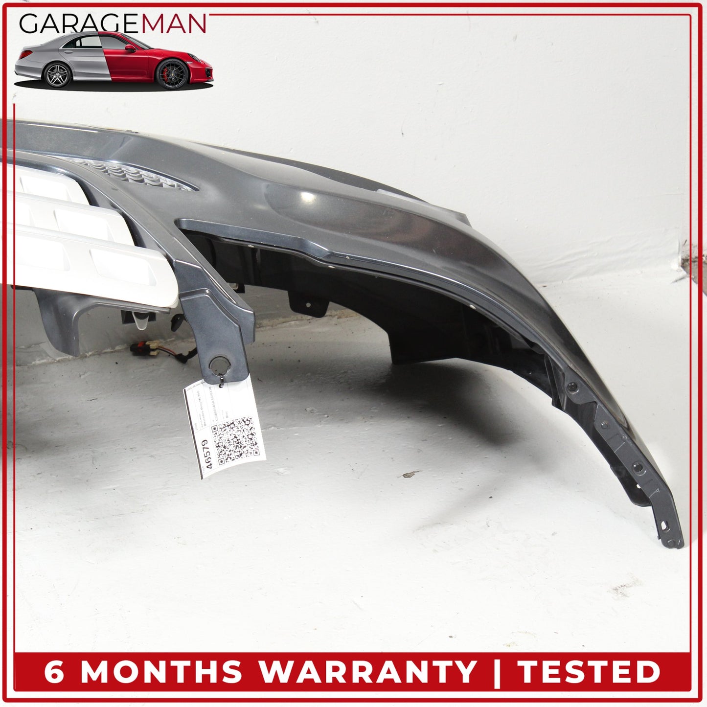 2009-2011 Mercedes W164 ML350 ML550 Base Front Bumper Cover Assembly Gray OEM