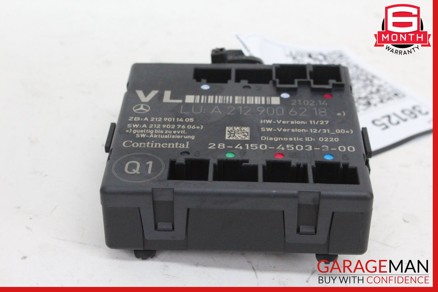 2008-2018 Mercedes-Benz C250 W204 Left Front Door Control Module 2129006218 OEM
