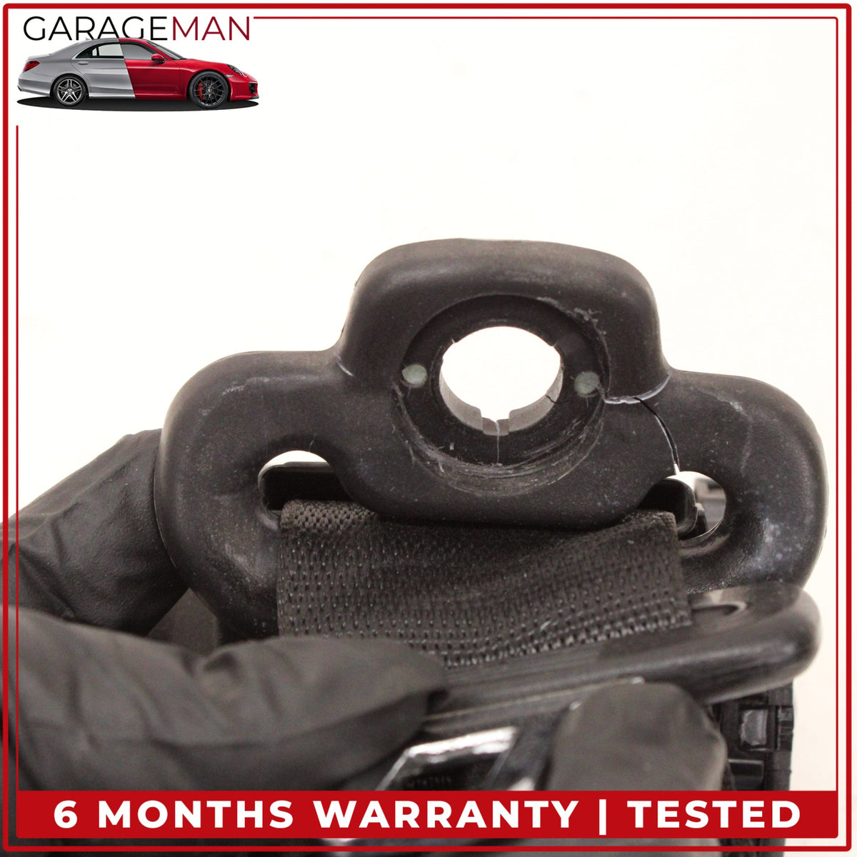 1999-2001 Porsche 911 Carrera 996 Rear Left Driver Side Seat Belt Black OEM