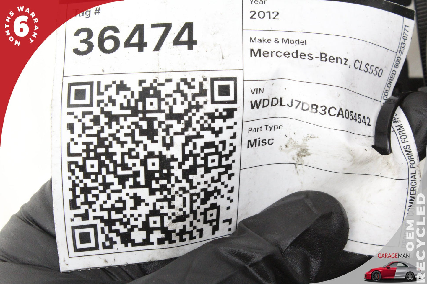 2012-2014 Mercedes-Benz CLS550 W218 Engine Wire Cable Harness 2781507620 OEM