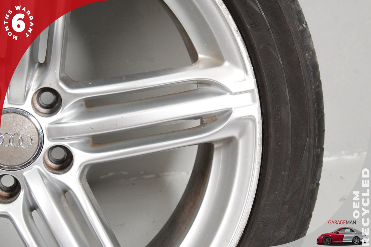 2011-2015 Audi A8 Quattro Wheel Rim w/ Tire 9JX20H2 ET37 4H0601025T OEM