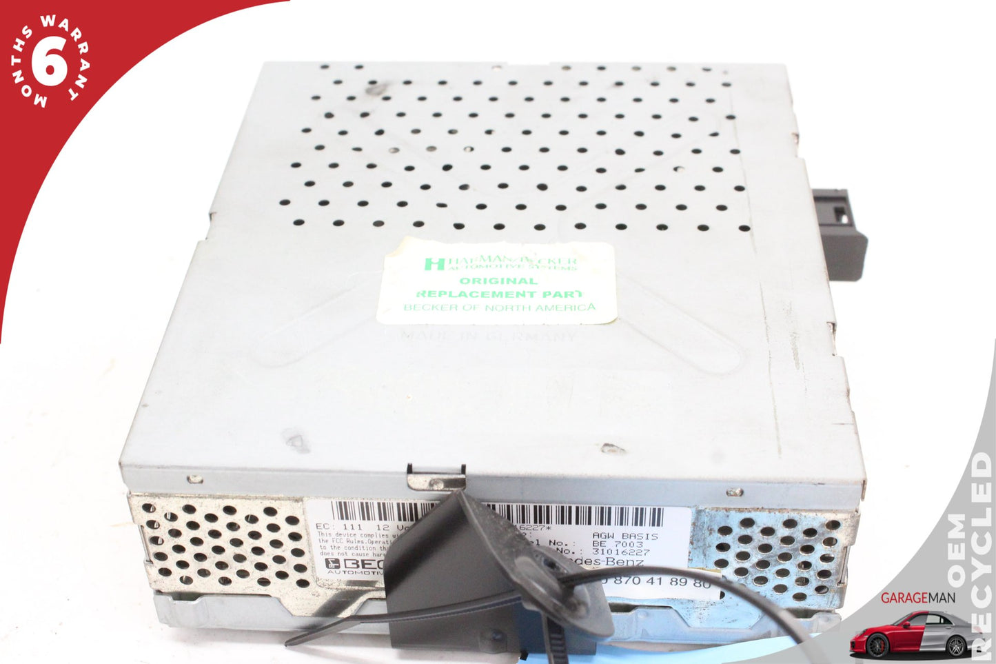04-08 Mercedes SL500 R230 Convertible Audio Amplifier Becker 220870418980