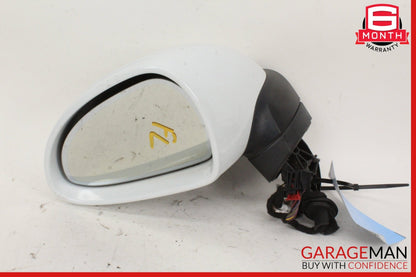2013-2016 Porsche Cayman 981 Front Left Side Door Rear View Mirror White OEM