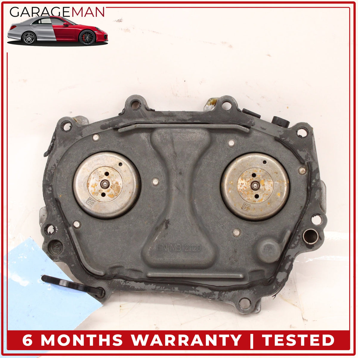 2012-2018 Mercedes C207 E550 S550 Engine Timing Chain Cover Plate 2760150201 OEM