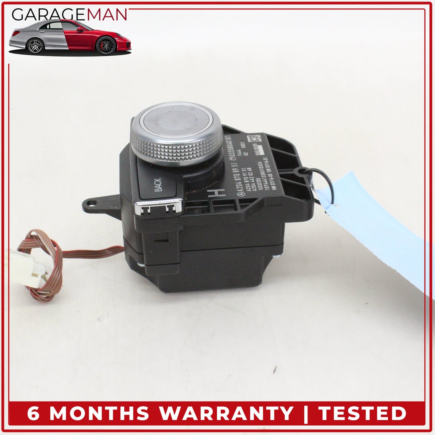 2008-2018 Mercedes-Benz C300 w204 Sedan Console Head Unit Controller Knob Multi Switch 2048207585 OEM
