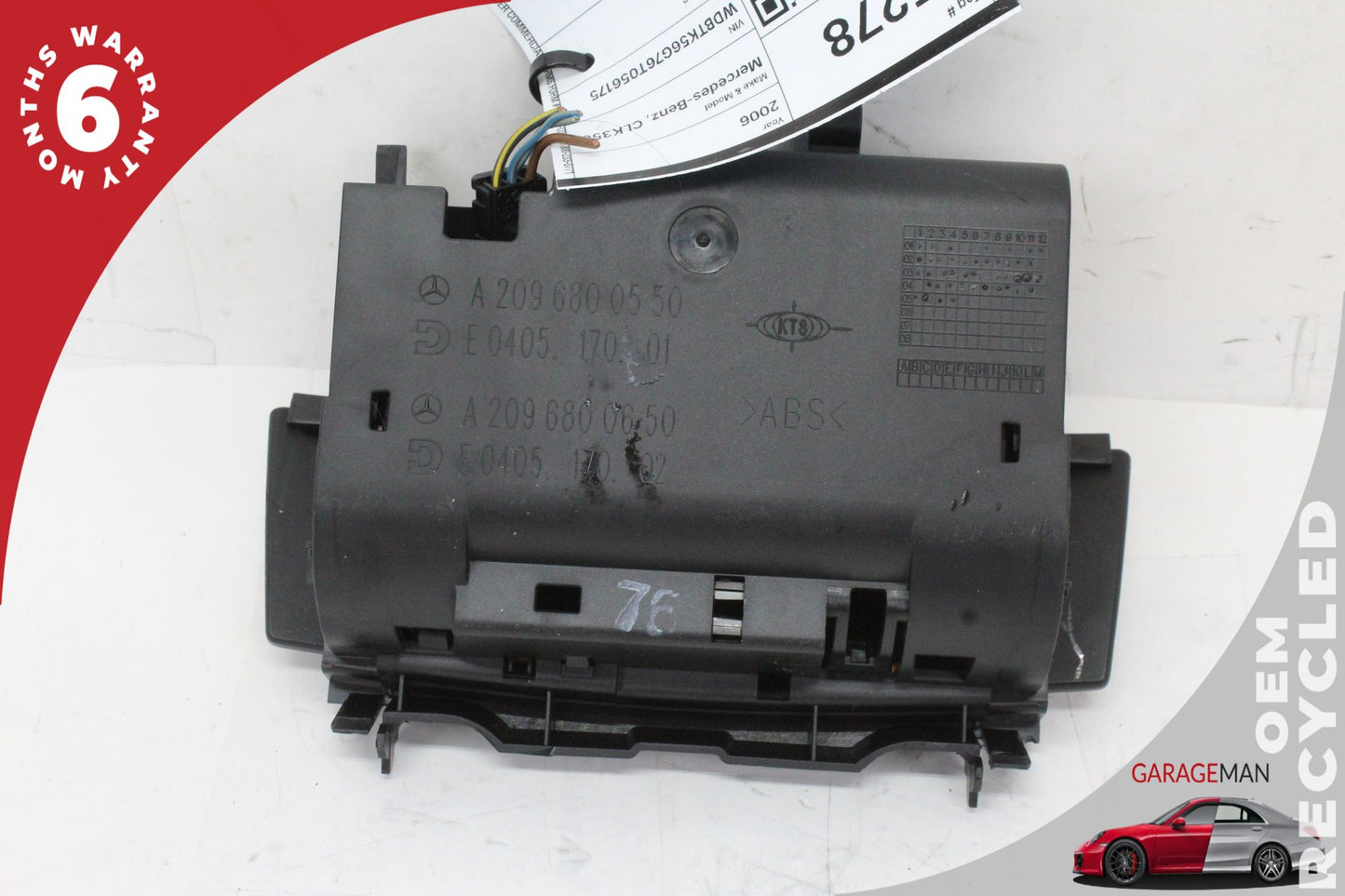 2003-2009 Mercedes W209 CLK350 CLK550 Center Console Ash Tray Ashtray OEM