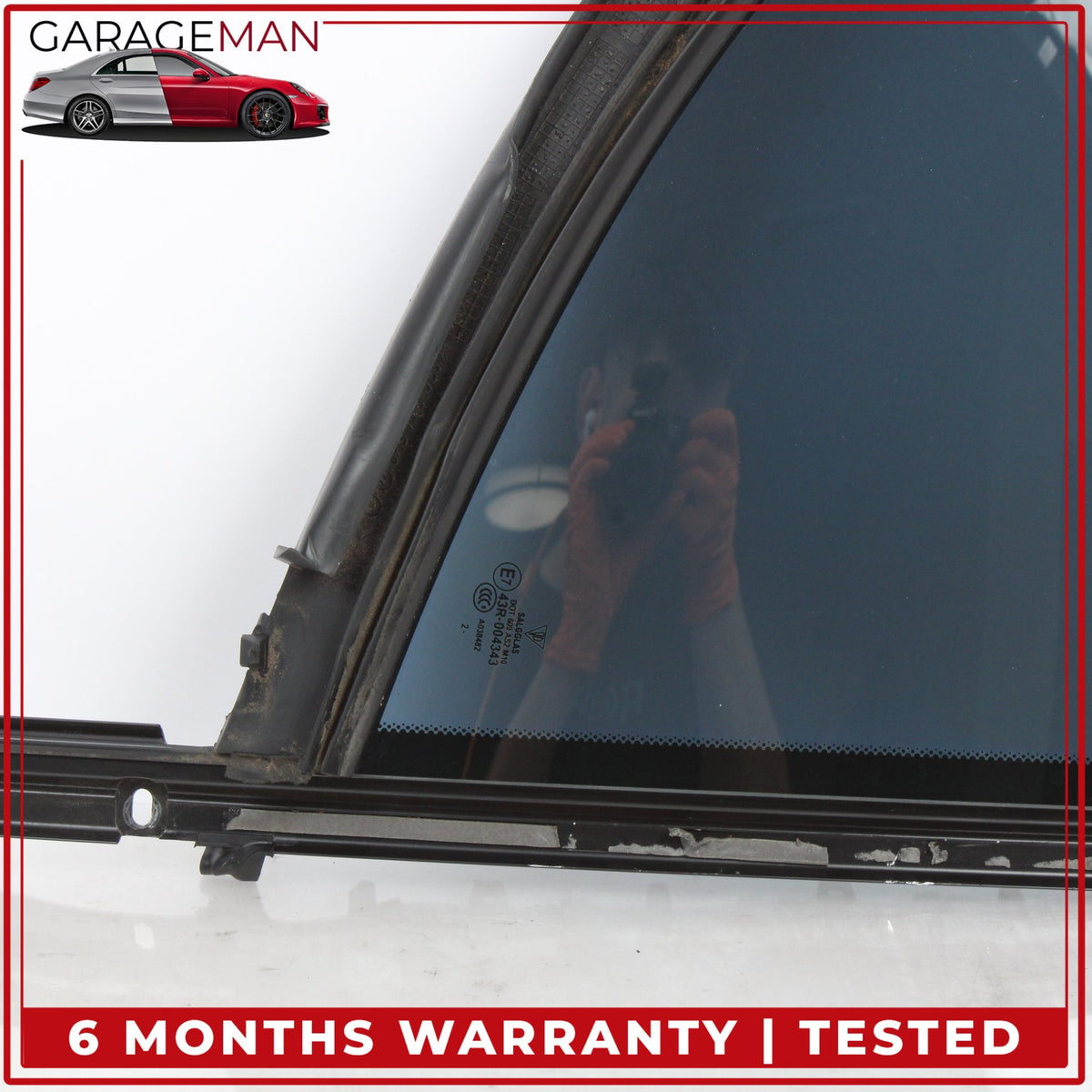 2010-2016 Porsche Panamera 970 Rear Right Side Quarter Window Glass OEM