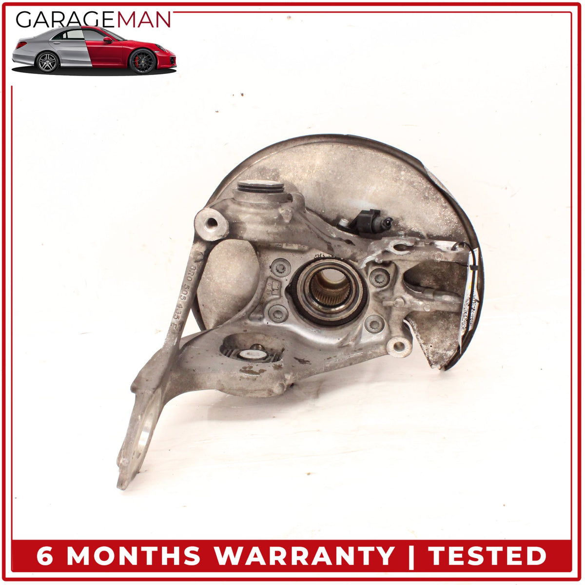 2012-2018 Audi A7 Rear Left Driver Side Spindle Knuckle Wheel Hub 8R0505435C OEM