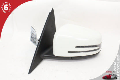 2010-2011 Mercedes W204 C300 Front Left Side Door Rear View Mirror White OEM