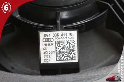 15-20 Audi A3 8V Rear Left and Right Door Audio Speaker Set of 2 8V4035411B