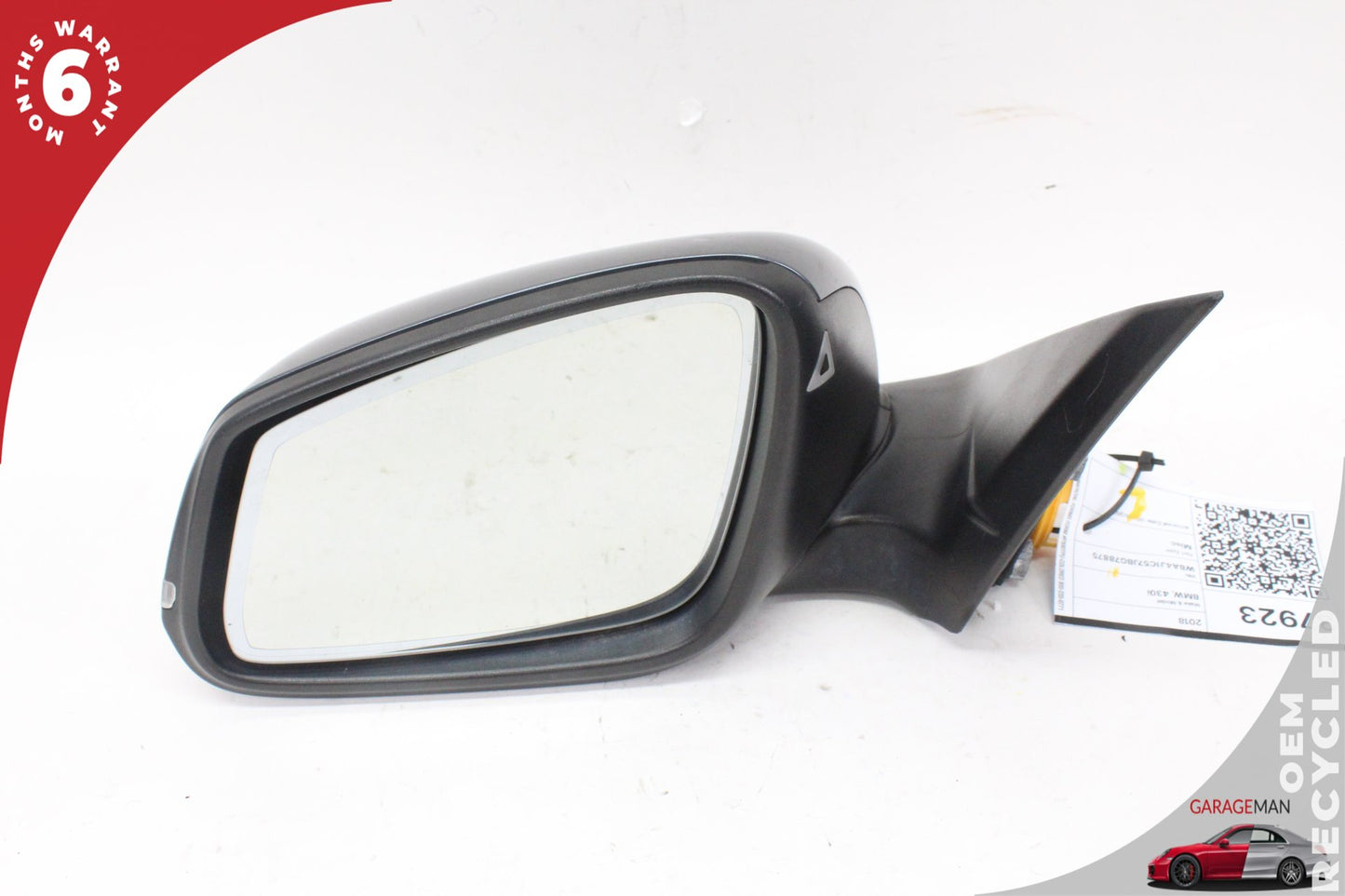 2014-2020 BMW 430i F36 Front Left Side Door Rear View Mirror w/ Blind Spot OEM