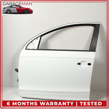 2007-2015 Audi Q7 Front Left Driver Side Door Shell Glacier White Metallic OEM