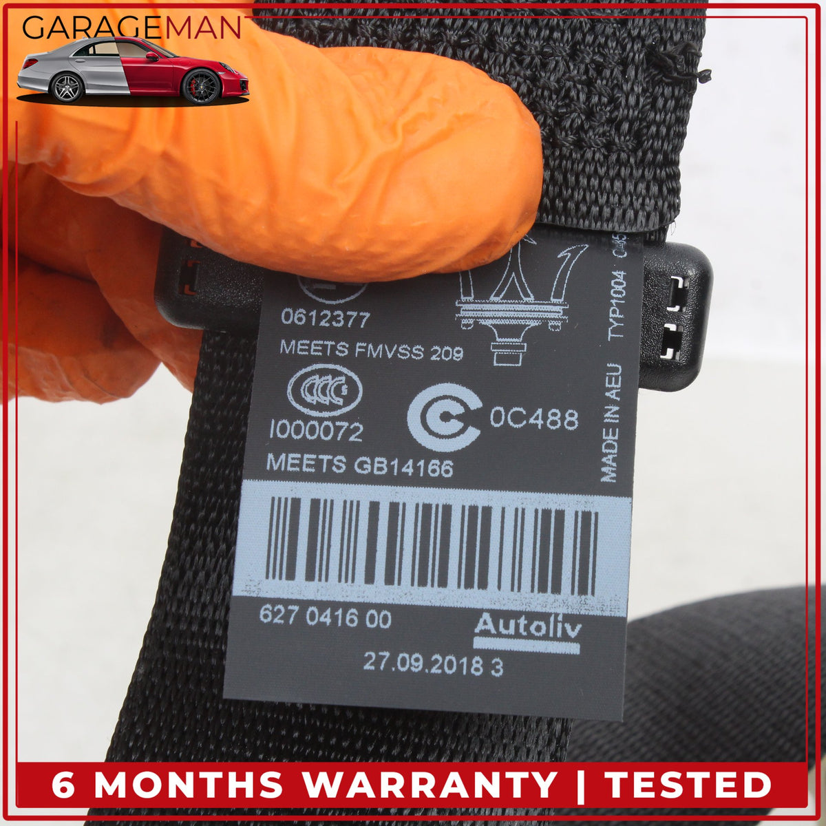 2014-2024 Maserati Ghibli M157 Rear Left or Right Side Seat Belt 670017437 OEM