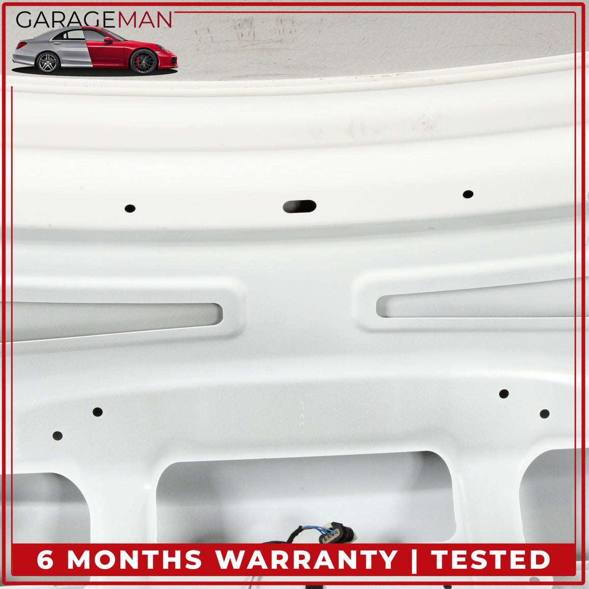 2017-2020 Mercedes W213 E300 Rear Trunk Lid Panel Assembly Polar White OEM
