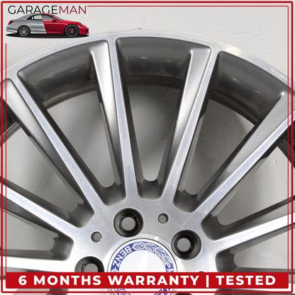 2015-2023 Mercedes W205 C300 Rear Side Wheel Rim 8.5JX19 H2 ET52 2054011400 OEM