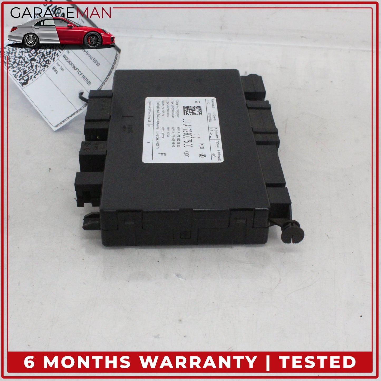 2008-2020 Mercedes W207 E350 E400 Front Left Seat Control Module 1729006903 OEM