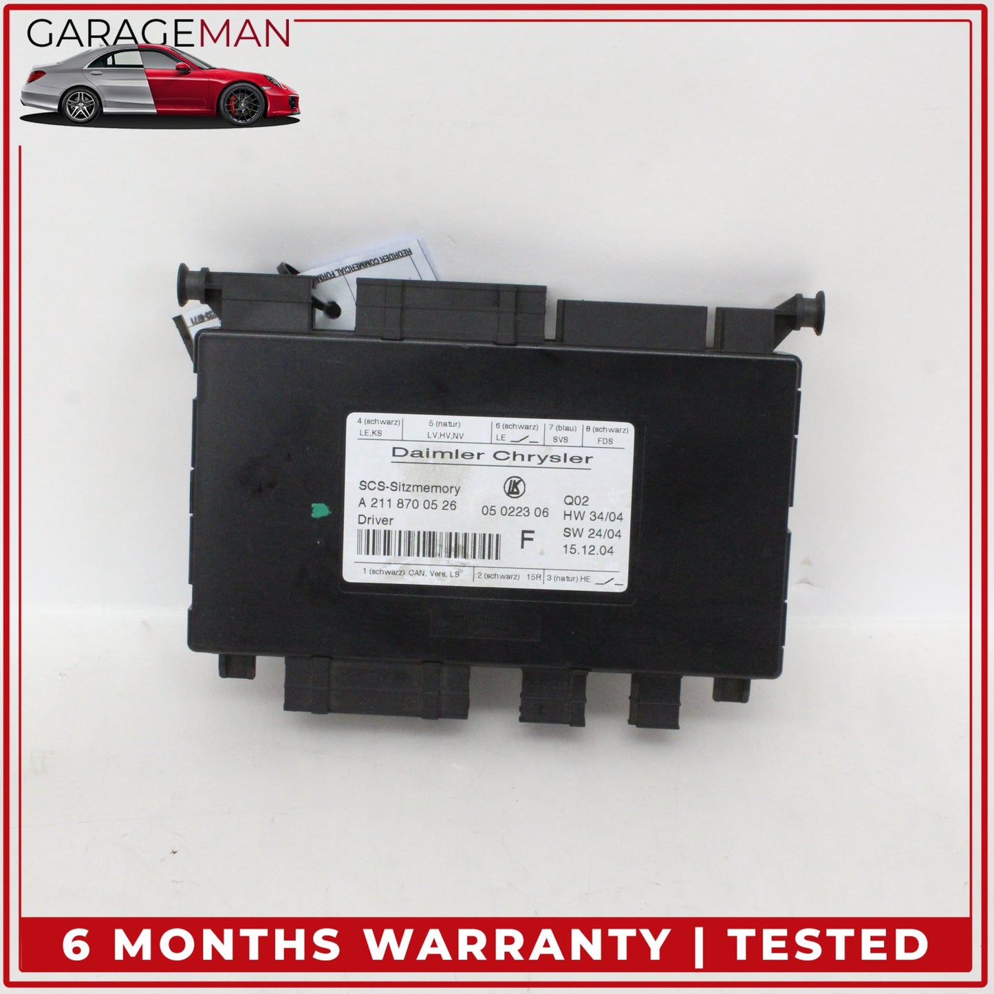2003-2012 Mercedes W219 CLS500 Front Left Seat Control Module 2118700526 OEM