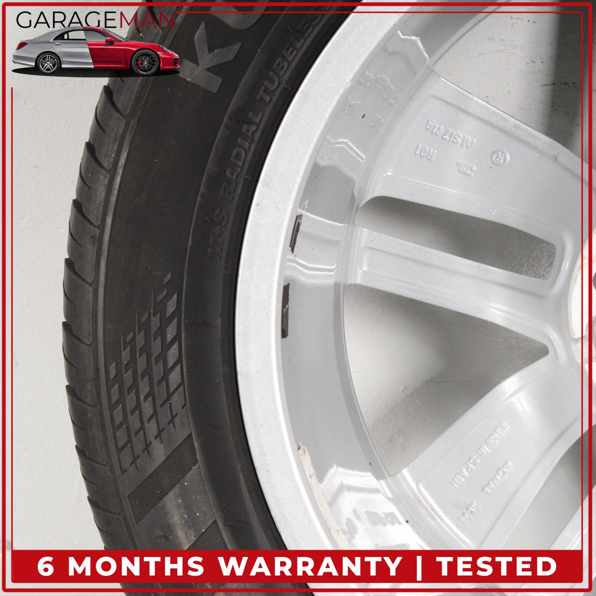 2016-2018 Audi Q3 Front or Rear Side Wheel Rim w/ Kumho Tire 7JX18H2 ET43 OEM