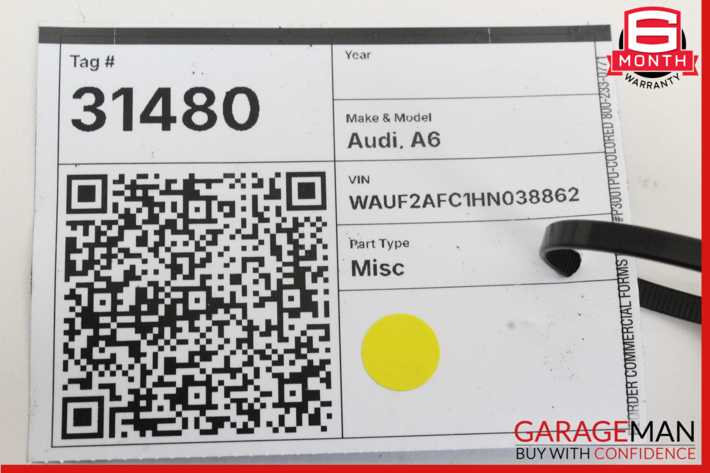 2012-2018 Audi A6 A7 Front Right Side Window Regulator Motor 8K0959802B OEM