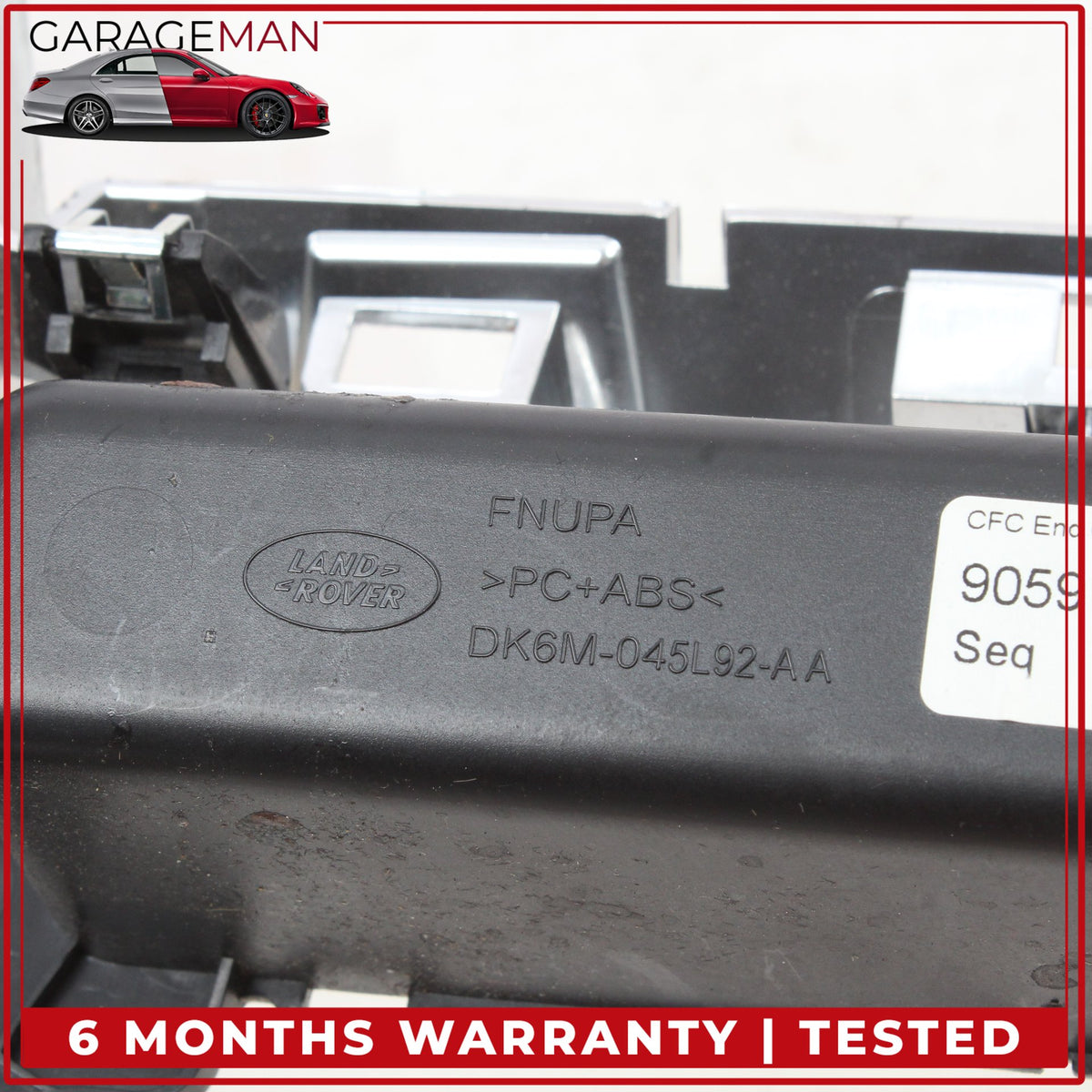 2014-2022 LR Range Rover Sport L494 Rear Center Console Air Vent Trim Assy OEM