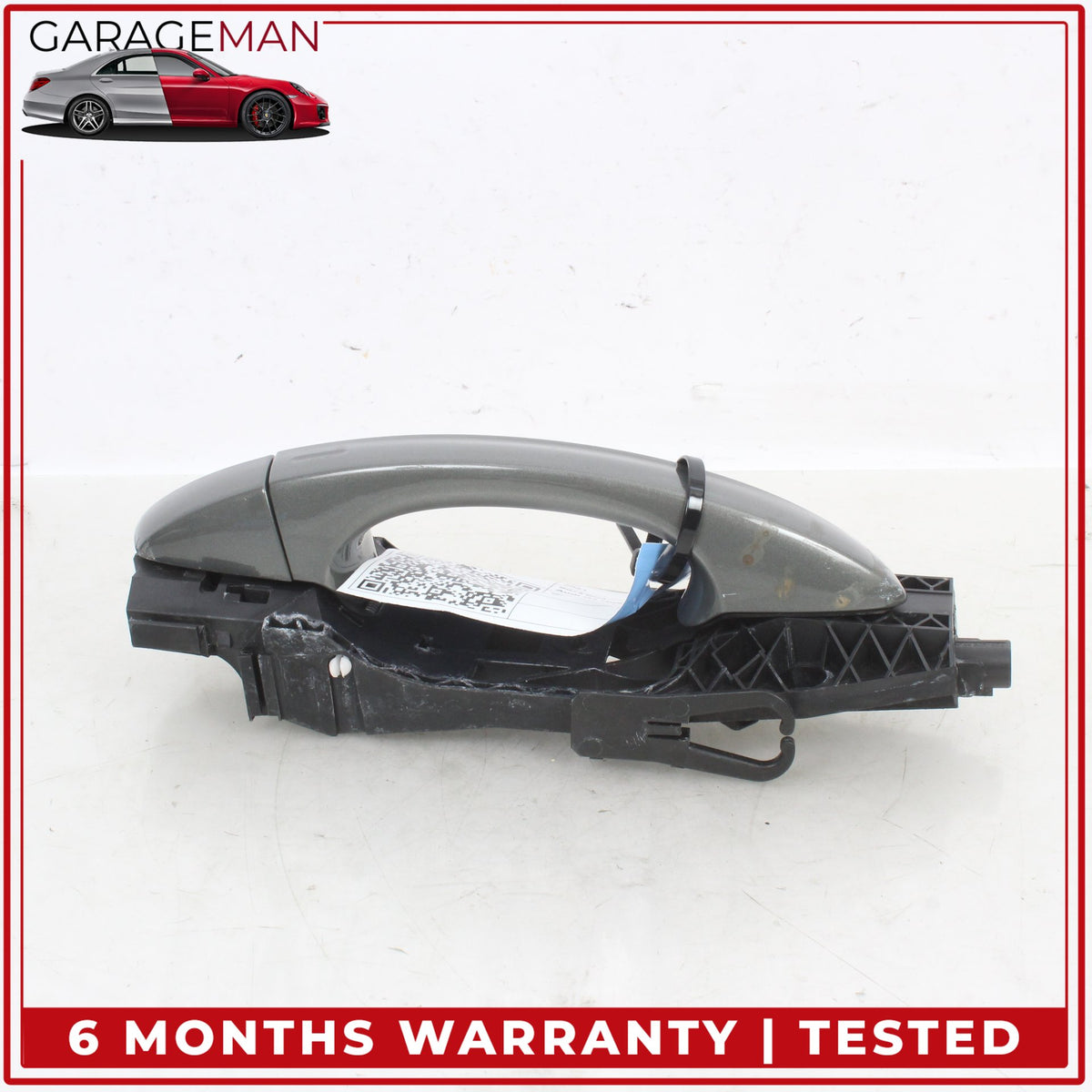 2019-2025 Audi Q3 Rear Right Side Exterior Door Handle Gray Metallic OEM