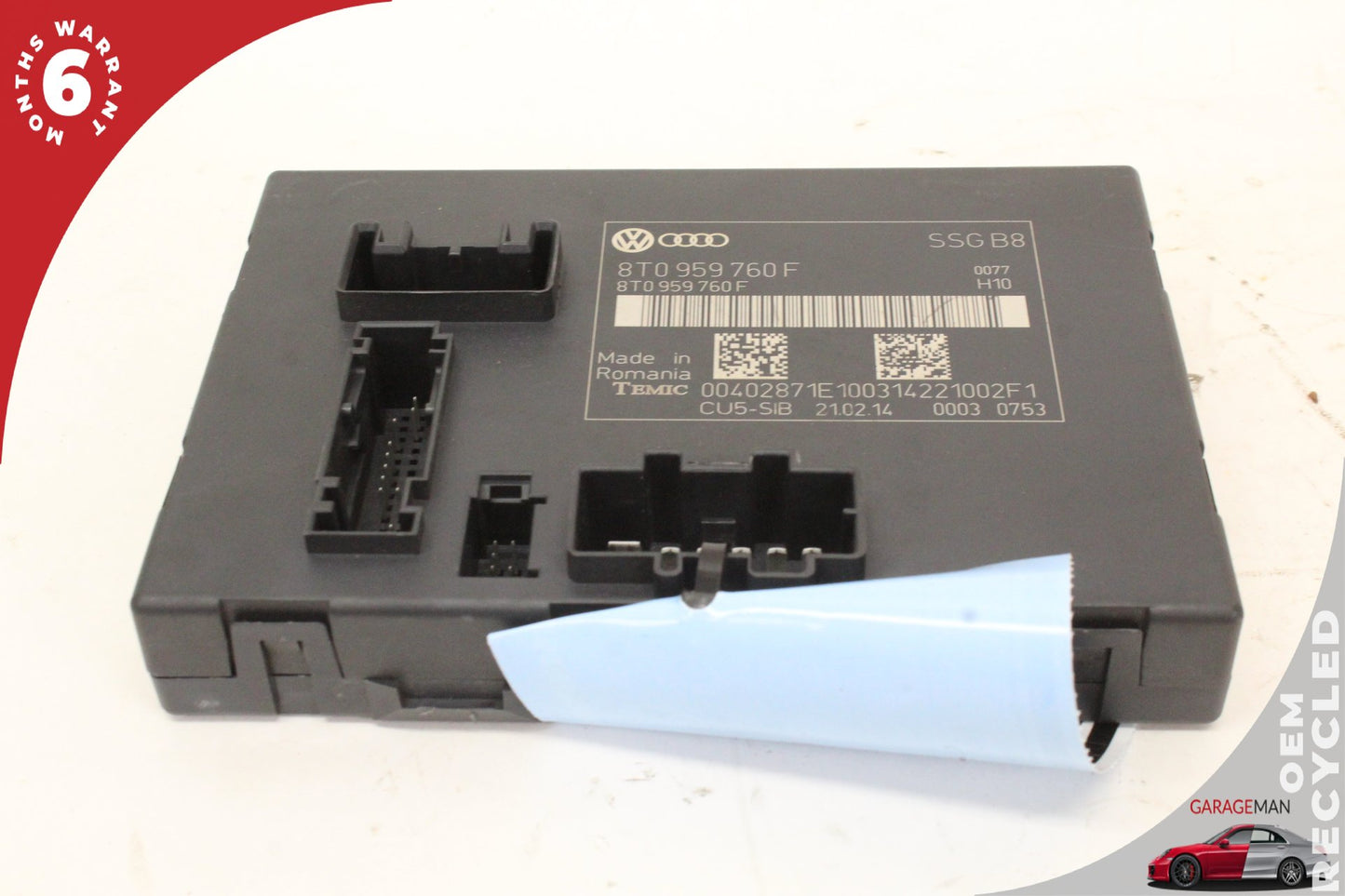 2013-2017 Audi RS5 A5 S5 Front Left or Right Seat Control Module 8T0959760F OEM