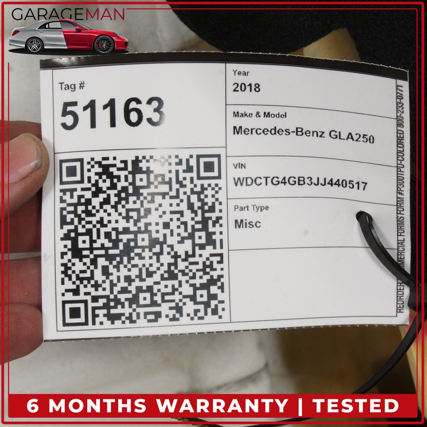 2014-2020 Mercedes X156 GLA250 Front Left Top Upper Seat Cushion 2469105102 OEM