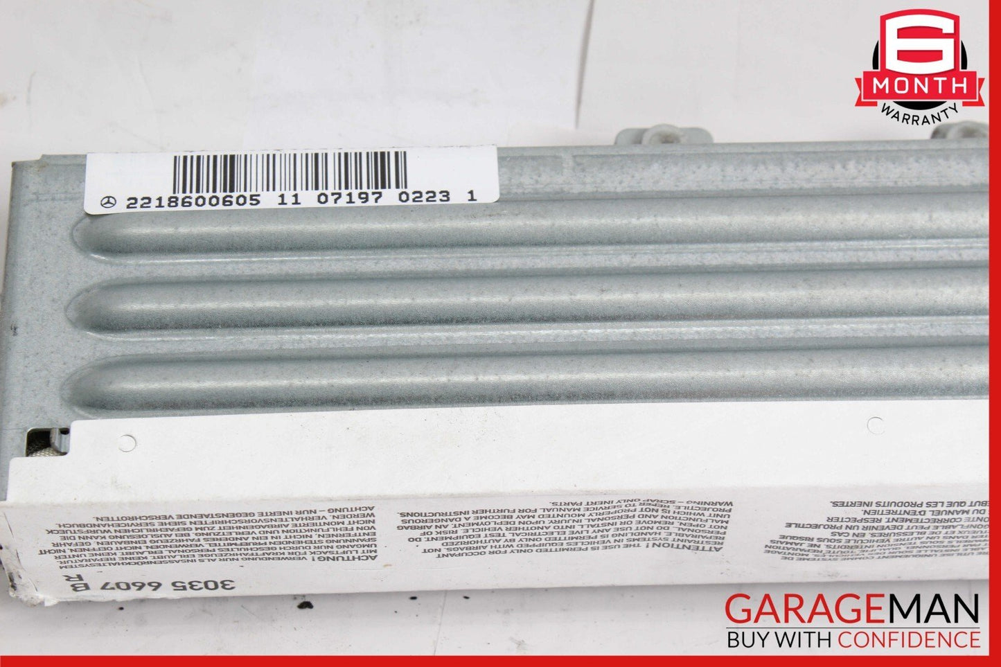07-14 Mercedes W216 CL550 CL600 S550 S600 Rear Right Side Quarter Airbag Air Bag