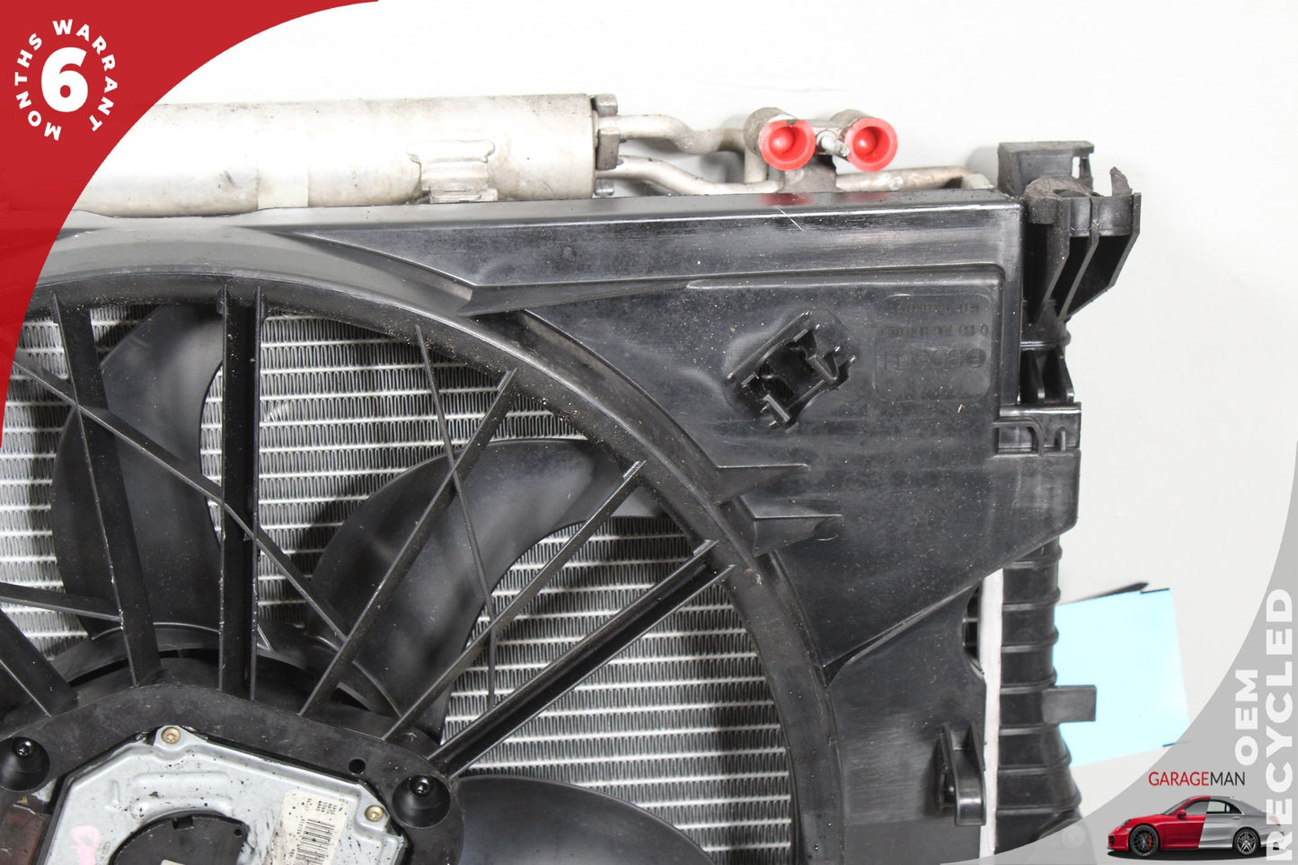 2003-2009 Mercedes-Benz E500 W211 Sedan Engine Cooling Radiator AC A/C Condenser Assembly 2115001154 OEM