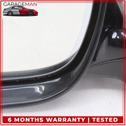 2007-2009 Mercedes W211 E350 Front Left Side Door Rear View Mirror Black OEM