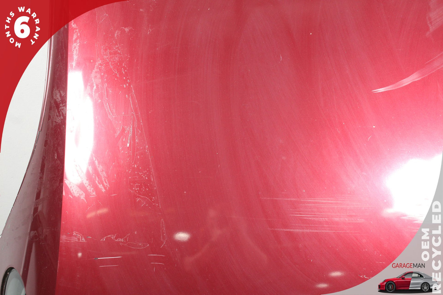 2002-2005 Ford Thunderbird Hard Top Roof Panel w/ Portholes Red OEM