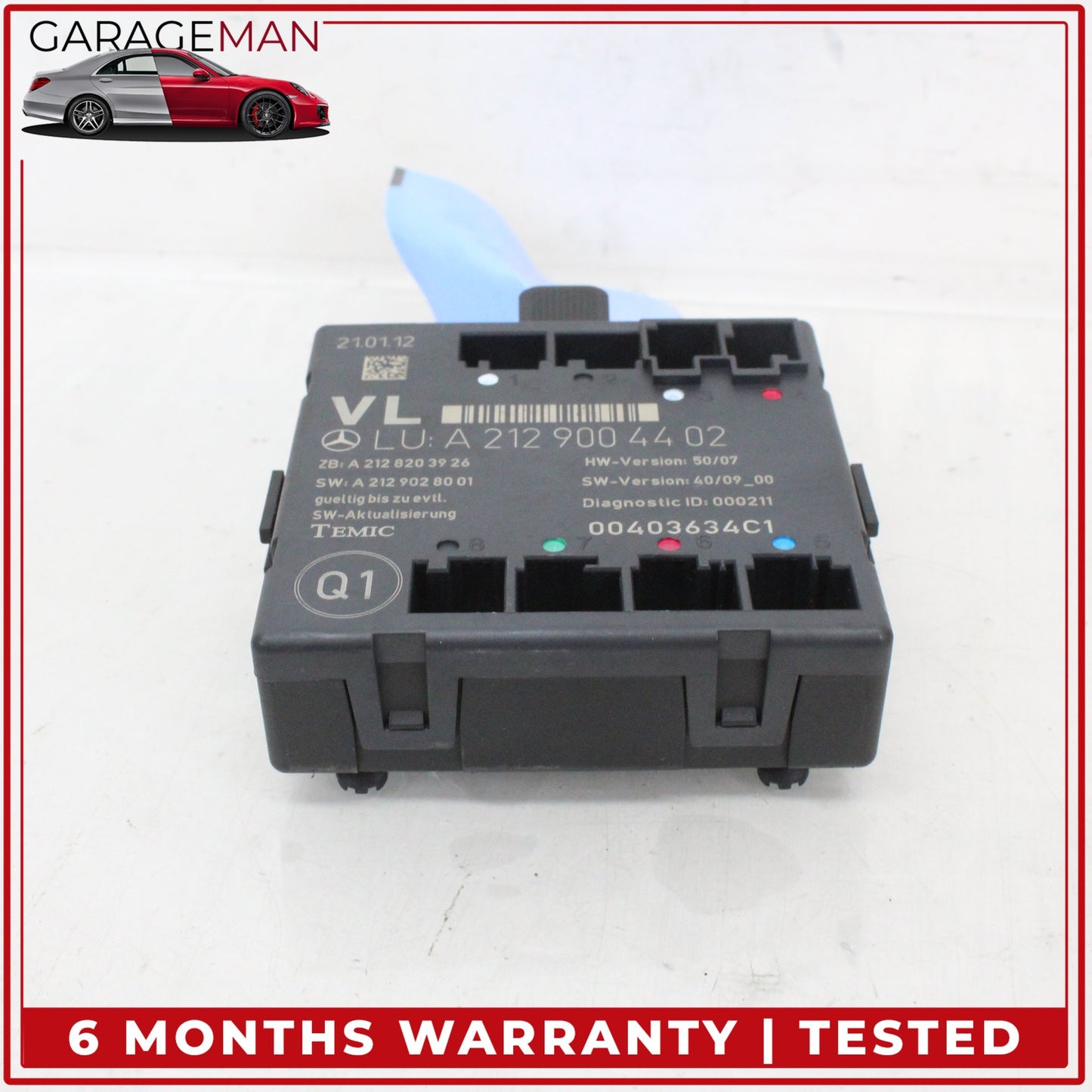 2008-2018 Mercedes W207 E350 E400 Front Left Door Control Module 2129004402 OEM