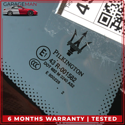 2008-2018 Maserati GranTurismo M145 Coupe Rear Right Quarter Window Glass OEM