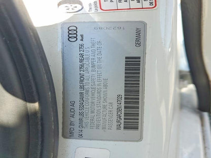 Parting Out- 2014 Audi A6- 158