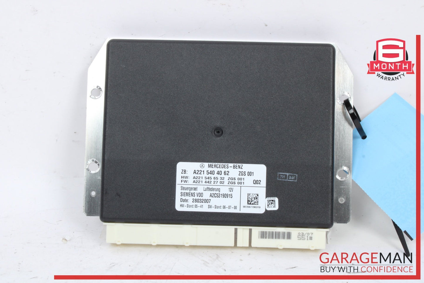 2007-2014 Mercedes S550 W221 Airmatic Air Suspension Control Module 2215404062
