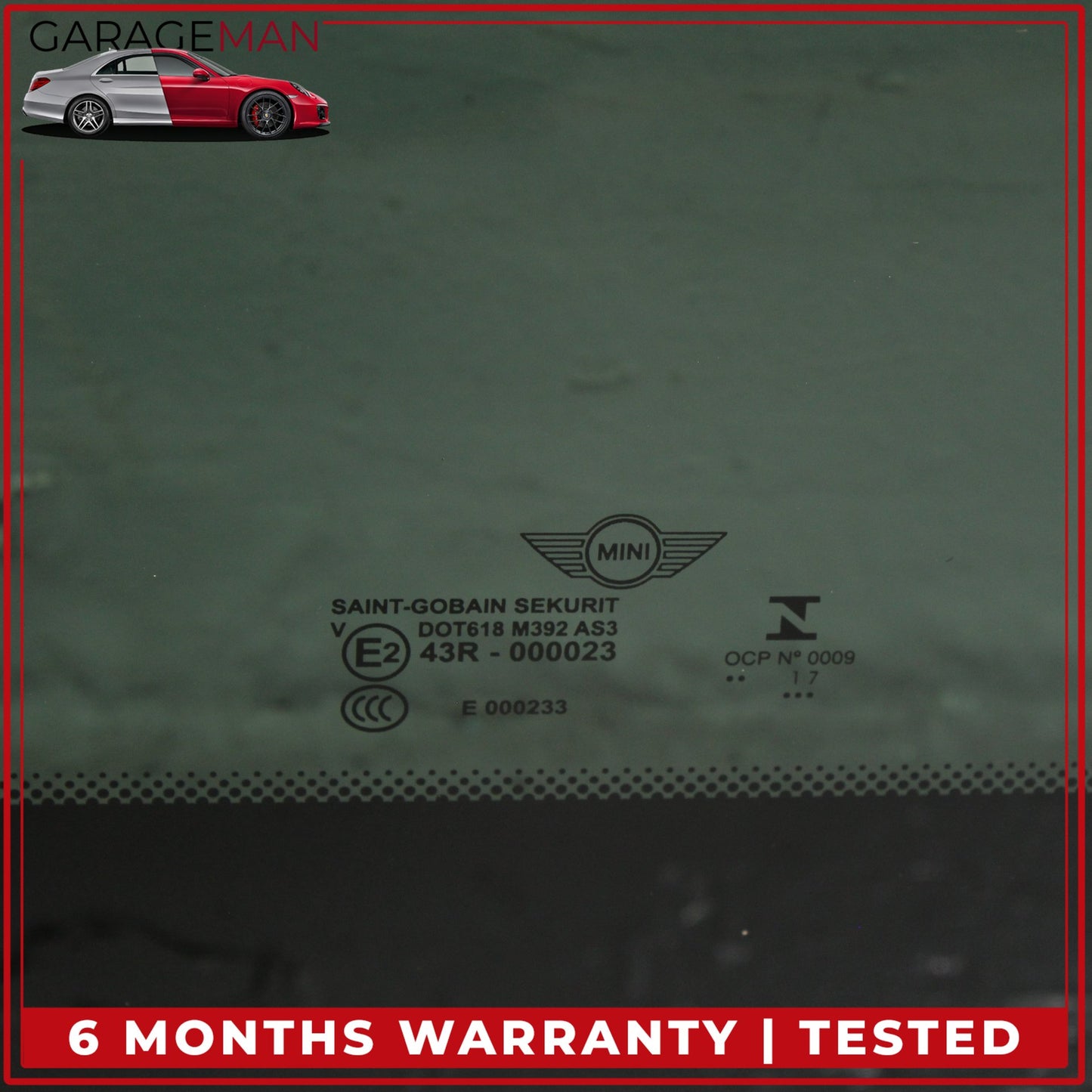 2014-2019 Mini Cooper Front Panoramic Sunroof Window Glass Panel 10027406 OEM