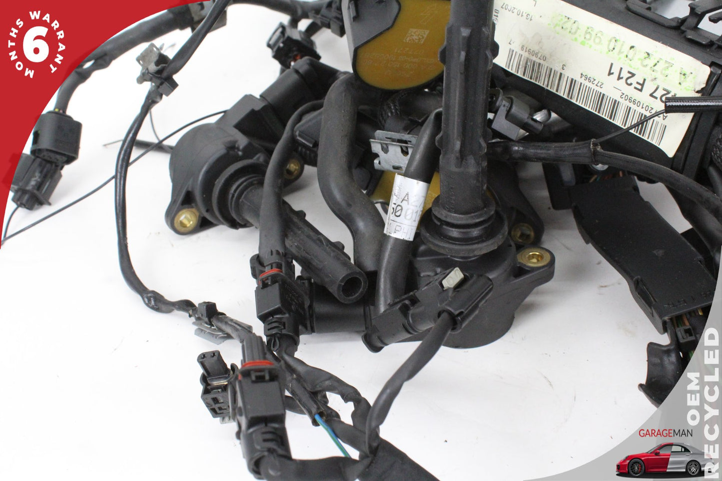 2006-2009 Mercedes W211 E350 Engine Wire Harness Assembly w/ Ignition Coil OEM