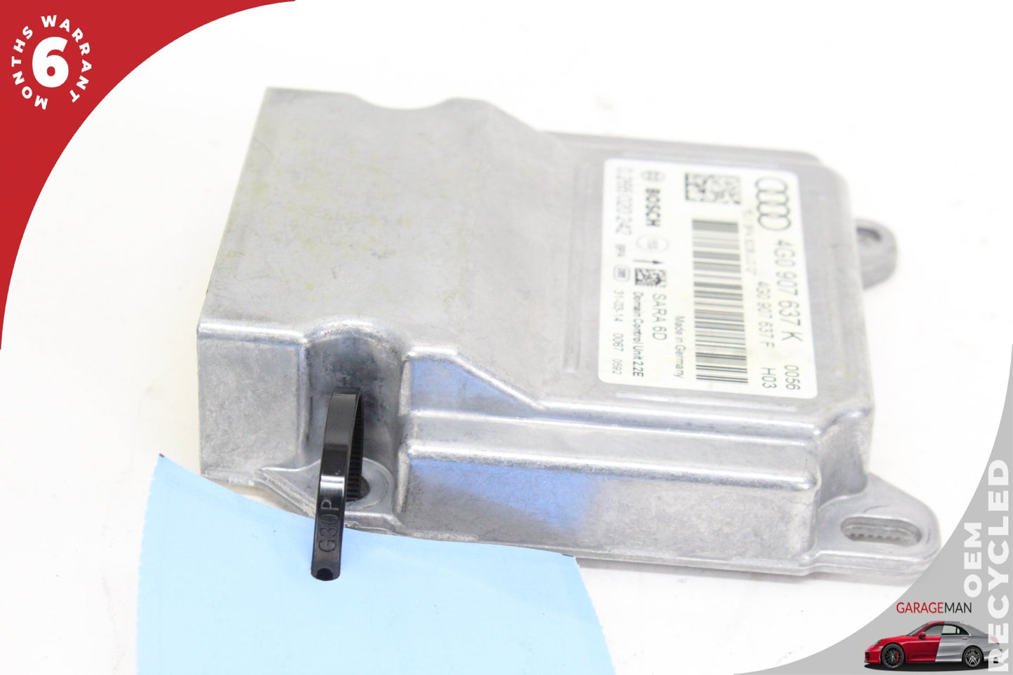 2012-2018 Audi A6 Yaw Rate Accelerator Speed Control Sensor 4G0907637K OEM