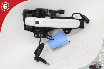 2007-2015 Audi Q7 Front Right Exterior Door Handle White Keyless 4L0837205 OEM