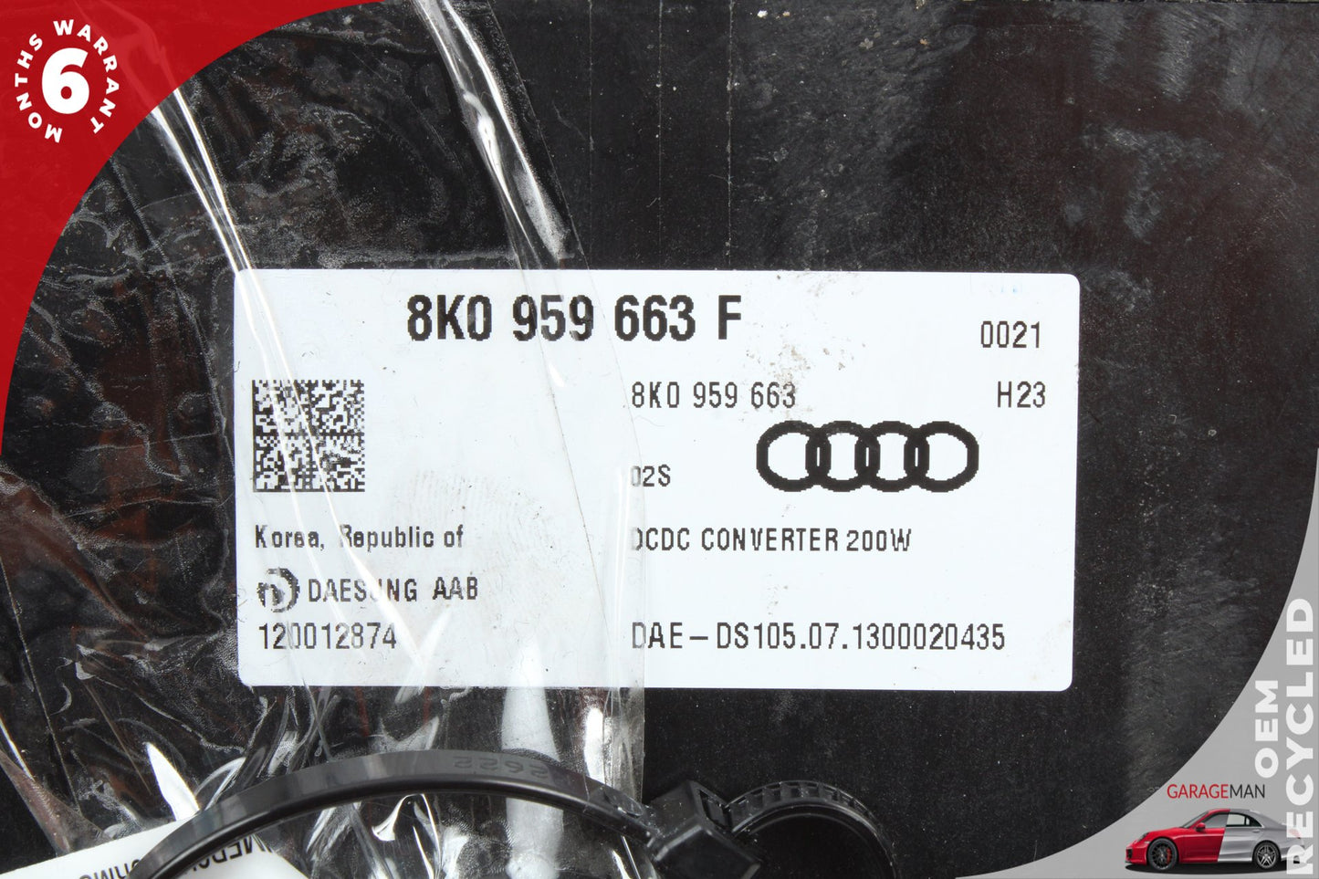 2012-2018 Audi A7 A6 Voltage Stabiliser Control Module Unit 8K0959663F OEM
