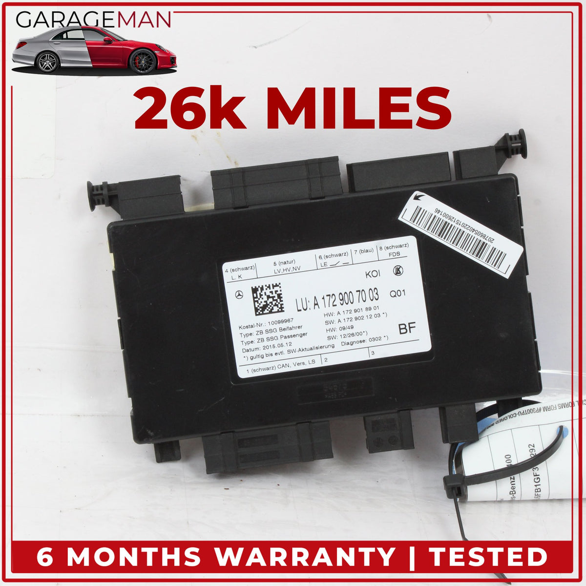 2008-2020 Mercedes C207 E400 Coupe Front Right Side Seat Control Module Unit OEM