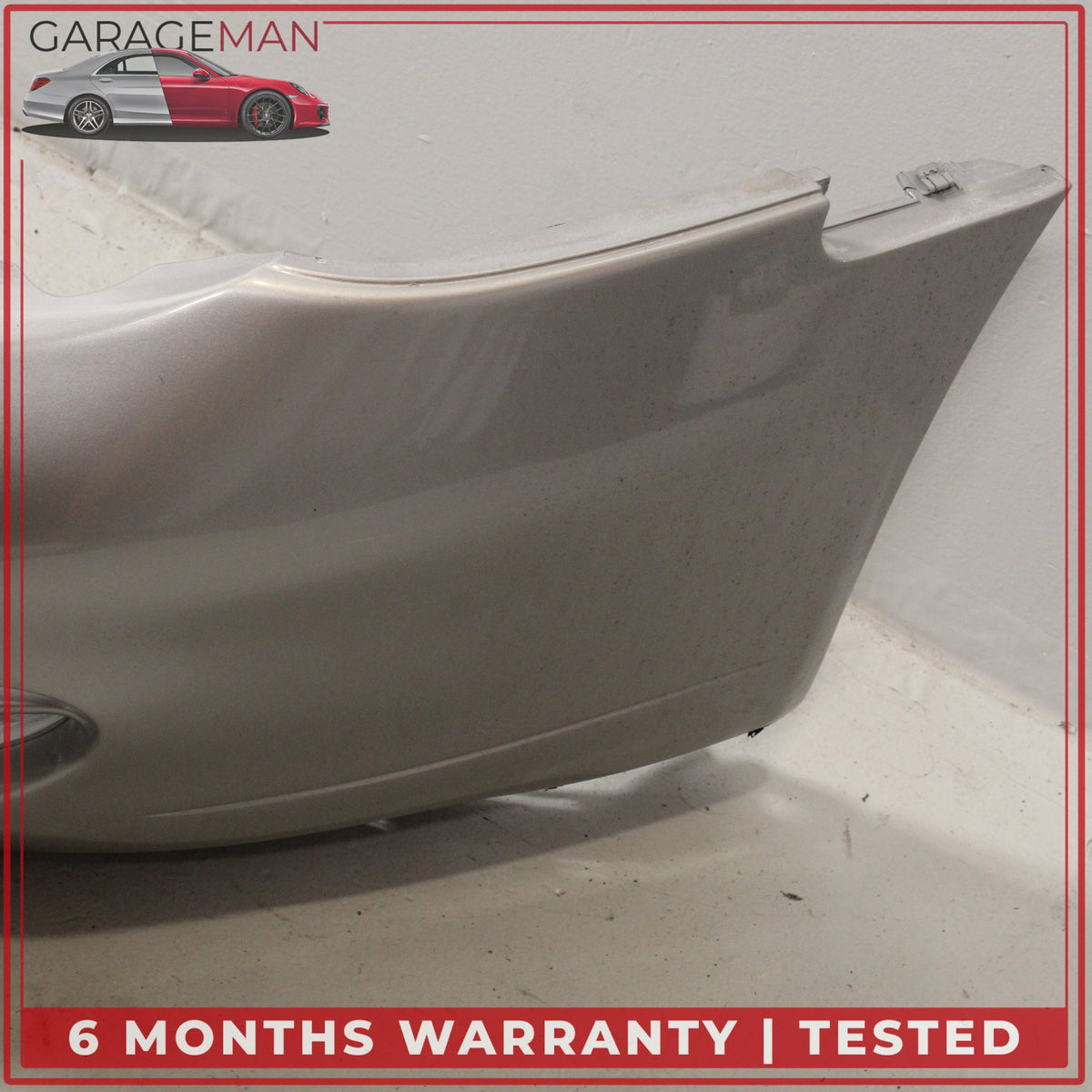 1999-2001 Porsche 911 Carrera 996 Front Bumper Cover Arctic Silver Metallic OEM