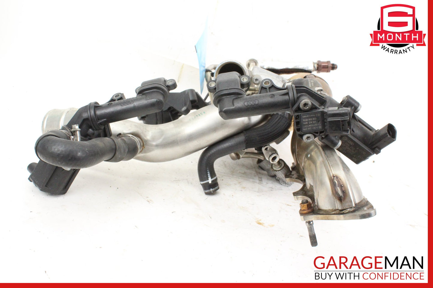 2013-2018 Audi S7 S6 A8 Quattro Left Side Turbocharger Manifold 079145703E OEM