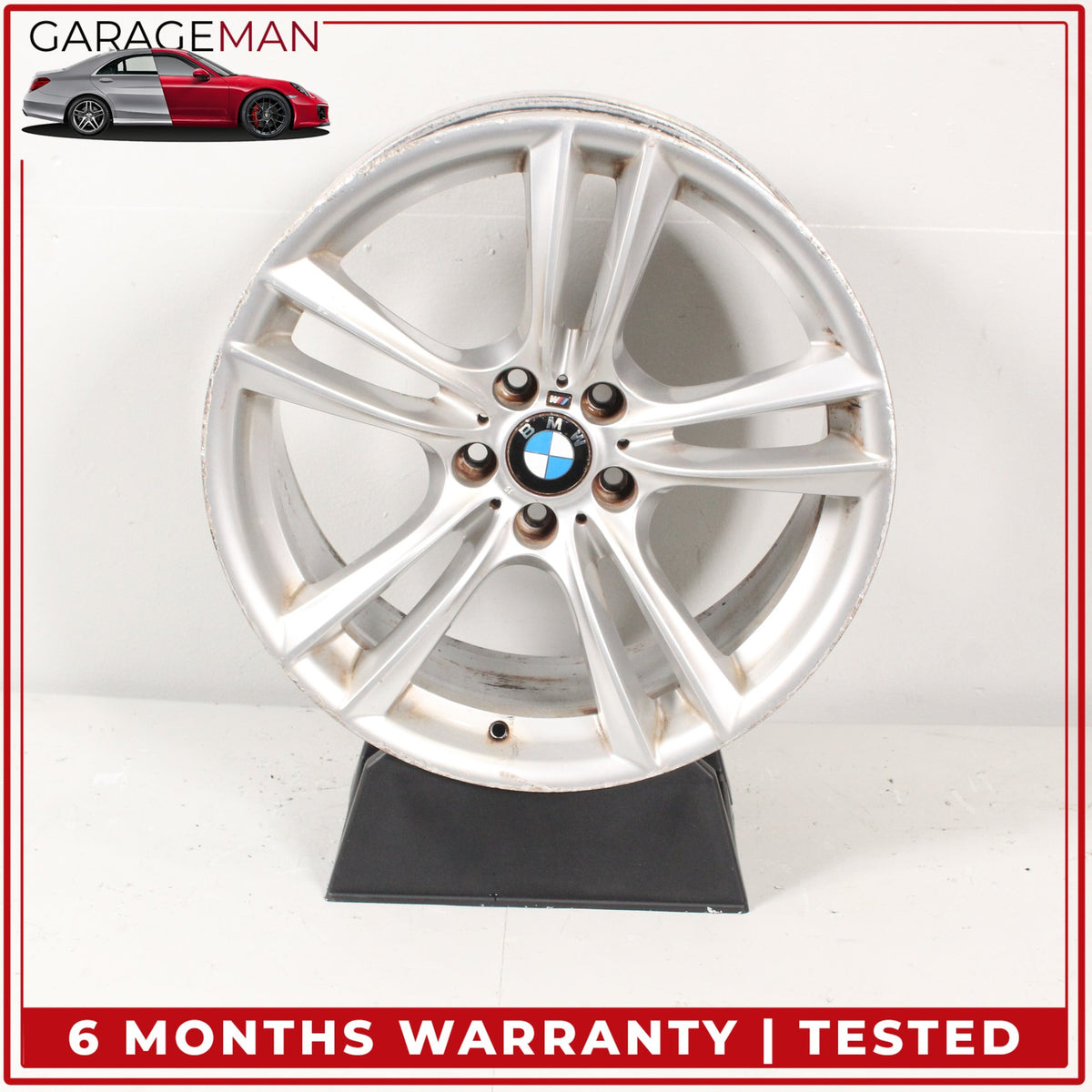 2009-2017 BMW 550i 535i 740i 750i Rear Wheel Rim 10JX20EH2 IS41 7841824 OEM
