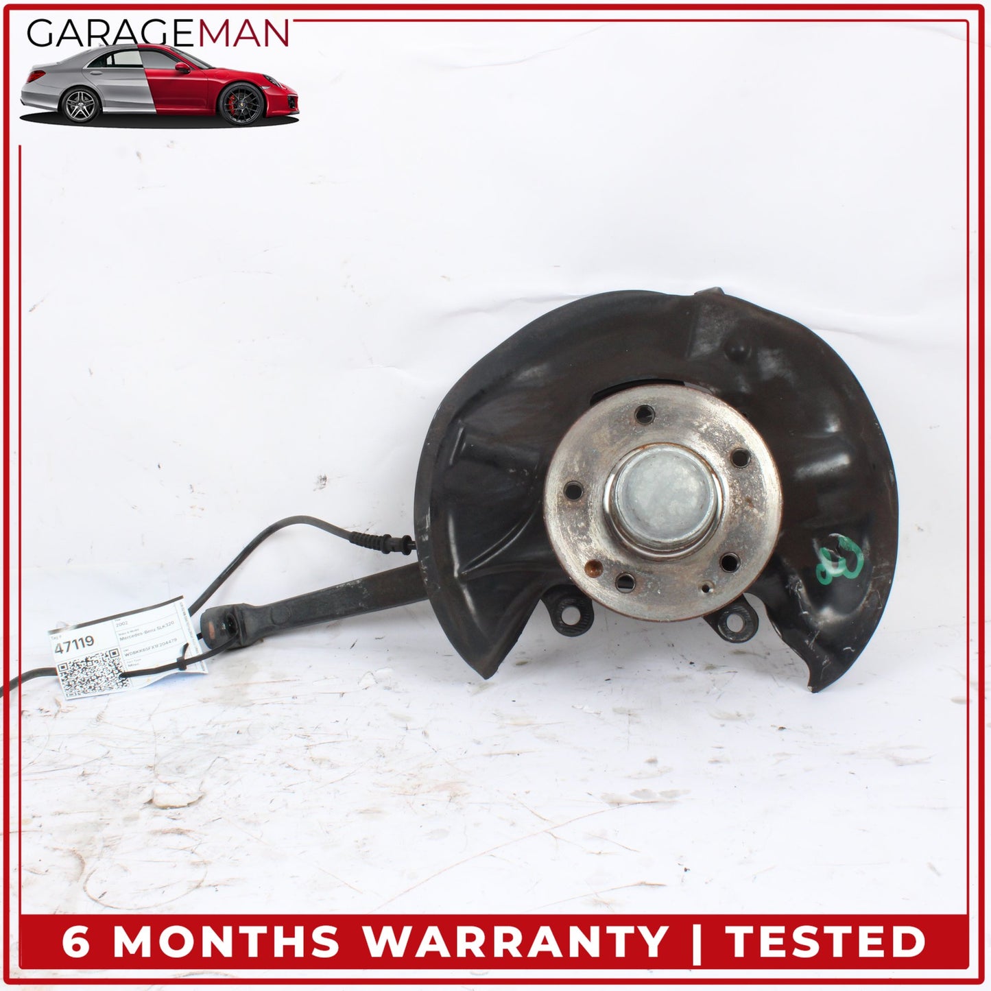 1997-2004 Mercedes R170 SLK320 C230 Front Left Spindle Knuckle Wheel Hub OEM