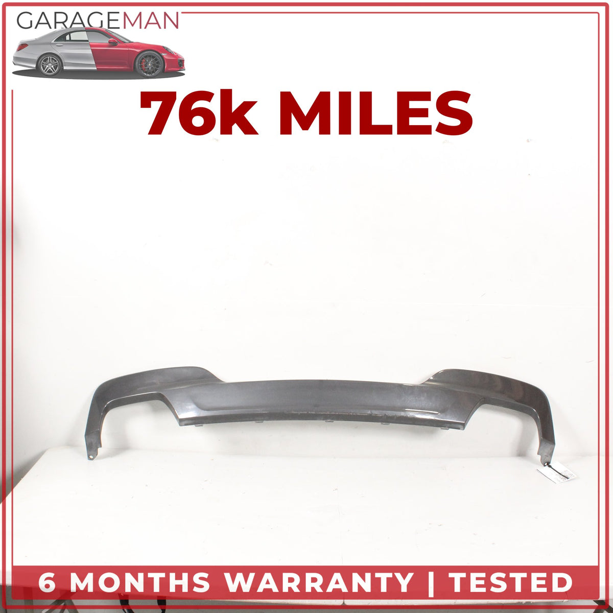 2012-2018 BMW 650i F13 Rear M-Sport Bumper Lower Muffler Diffuser Cover OEM