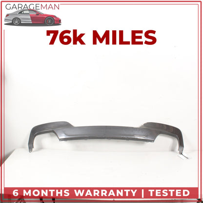 2012-2018 BMW 650i F13 Rear M-Sport Bumper Lower Muffler Diffuser Cover OEM