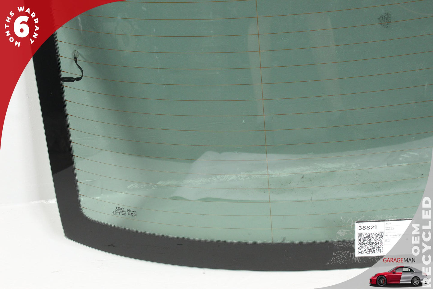 2022-2024 Audi A3 S3 Sedan Rear Back Windshield Window Glass 8Y5845501B OEM