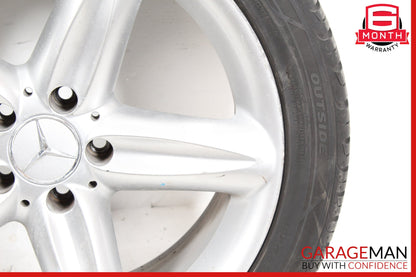 2003-2006 Mercedes R230 SL500 Front Wheel Rim w/ Tire 8.5JX18 H2 ET35 OEM