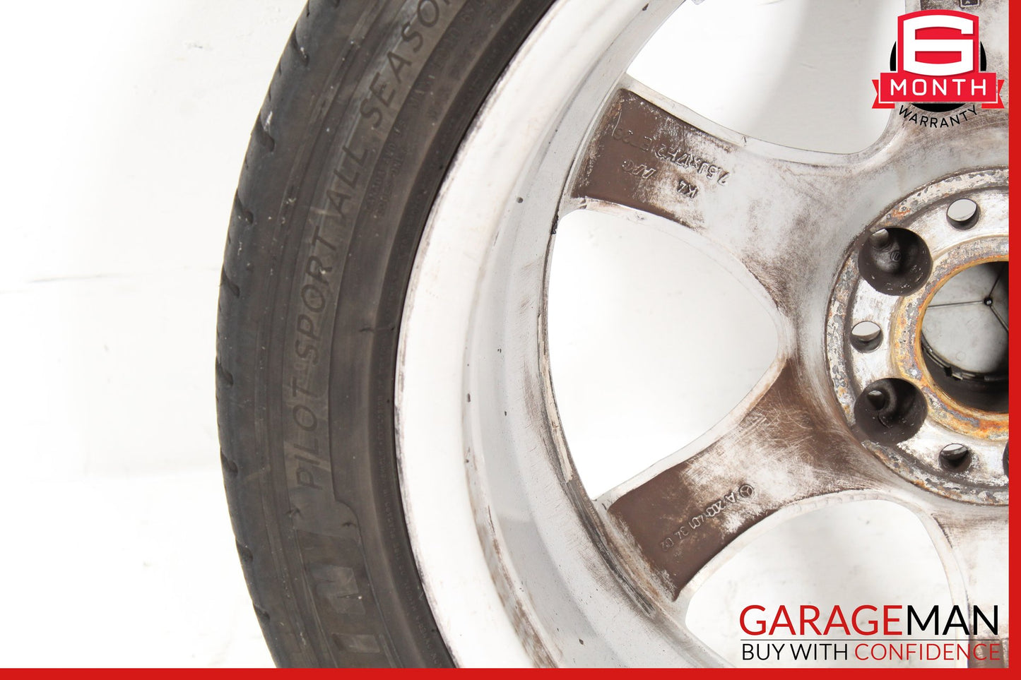 2005-2007 Mercedes W203 C230 C350 Front Wheel Rim w/ Tire 7.5JX17H2 ET36 OEM